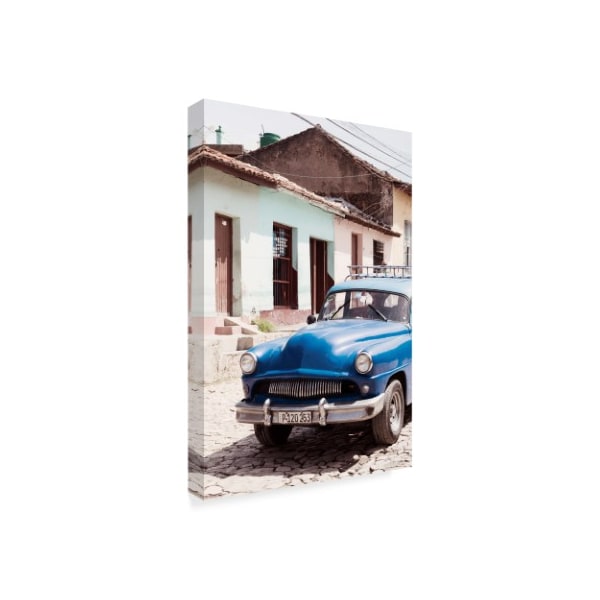 Philippe Hugonnard 'Blue Taxi In Trinidad IV' Canvas Art,30x47